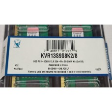 Kingston 2x4Gb - DDR3 - 1333 MHz 1.5V laptop geheugen Kingston 2x4Gb - DDR3 - 1333 MHz 1.5V laptop geheugen